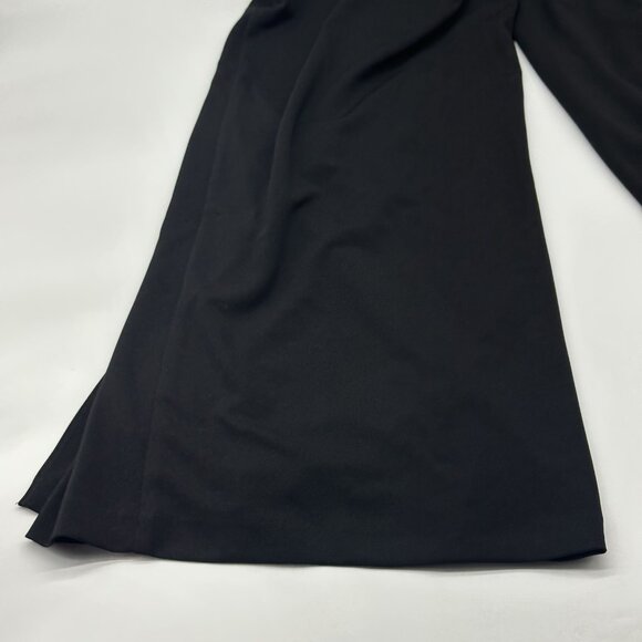 Adrianna Papell Plus Size 16W Black Flutter One Shoulder Wide Leg Jumpsuit NWT - Picture 13 of 16